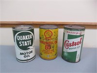 3 Oil Cans / 3 Cannes d'huile