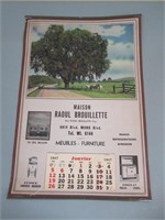 Calendar / Calendrier 1947