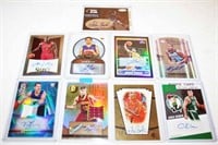 (9) Autographed Basketball Cards