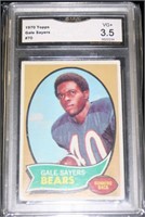 Graded 1970 Topps Gale Sayers