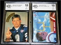 Graded Cards of Troy Aikman 1991, 1994 10 Mint