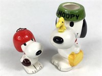Two 1950s-60s Snoopy Ornament & Toothbrush Holder