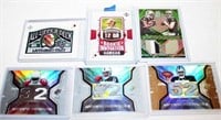 (6) Patch/Jersey Football Cards