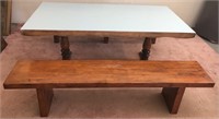 Table with Bench Seats
