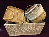 Lot of Woven Baskets