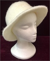 White Knitted Hat