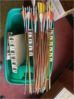 34 ARROWS WITH MISC. TIP