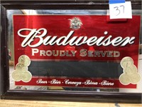 24" X 35 BUDWEISER SIGN