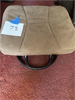 CHAIR OTTOMAN - SHOWS SOME WEAR