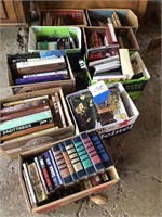 9 BOXES OF BOOKS