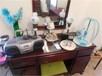 Small Tables, Boom Box, Lamps, Figurines