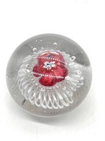 Glass Paperweight 2.5” x 1.5”