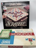 Scrabble and Monopoly Board Games (unknown