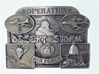 Air Force Operation Desert Storm Belt Buckle 3.5”