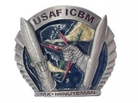 USAF ICBM Belt Buckle 3.25”