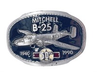 Mitchell B-25 50th Anniversary Belt Buckle 3.5”
