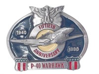 P-40 Warhawk 50th Anniversary 3.75”