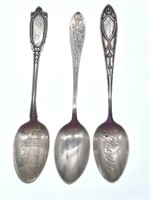 Antique Wellington Kansas Sterling Silver Spoons