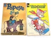 Tom and Jerry Comic Book No 341  and Popeye Comic