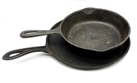 8” Cast Iron Skillet and 10” Griddle