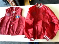 Kansas Cushman Club Vest and Jacket Both Size