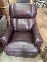 Lay-Z-Boy Cabernet Leather Swivel Rocker Recliner