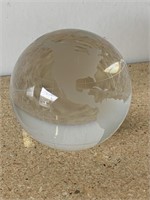 Twos Company Crystal Earth Paperweight