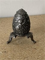 Fine Pewter Faberge Style Egg