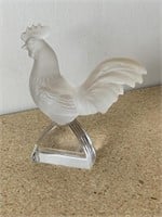 Goebel Crystal Rooster Figurine