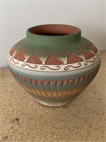 Fine Benally Navajo Art Pottery Vessel