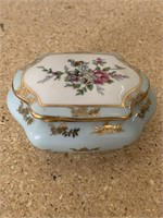 Fine French Limoges Porcelain Trinket Box