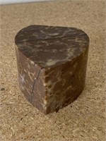 Heart Shaped Stone Trinket Box