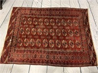 Iranian Hand Woven Turkman Rug