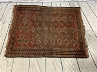 Hand Woven Turkman Rug