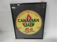 VINTAGE CANADIAN CLUB 5cent FAN PULL-AUTHENTIC