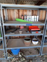69Hx49Wx25D INDUSTRIAL SHELF WITH CONTENTS