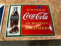 Metal Coke Sign