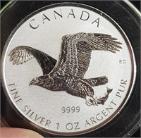 2017 Canada Silver 'Bald Eagle' Birds of Prey