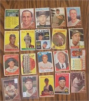 20 Vintage Baseball Cards
