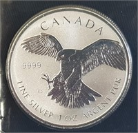 2016 Canadian Silver Peregrine Falcon (Sealed)