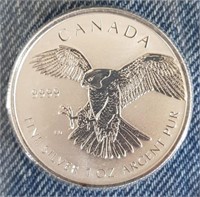 2016 Canadian Silver Peregrine Falcon (Sealed)