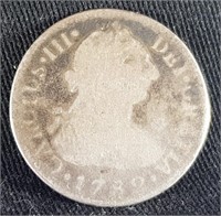 1789 Charles III Silver 2 Reales