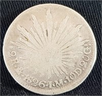 1826 Republica Mexicana Silver 2 Reales
