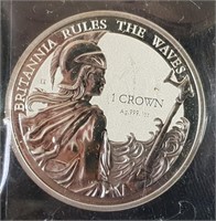 2017 Falkland Islands Silver Crown 1oz. w/Motto