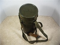 WW2 German Gas Mask and Tin