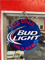 Metal Bud Light Sign