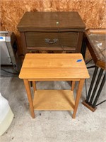 End Table; Sewing Machine