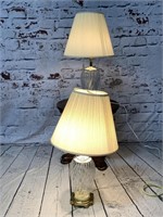 Crystal & Brass Table Lamps
