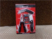 4 pc knife and pliers set