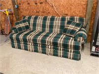 Plaid Couch-nice/clean